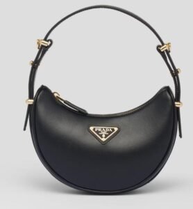 Prada Arqué leather shoulder bag